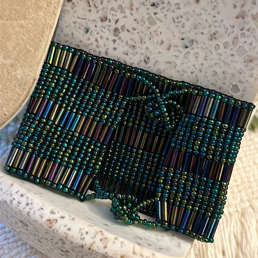 Hand beaded bracelet
